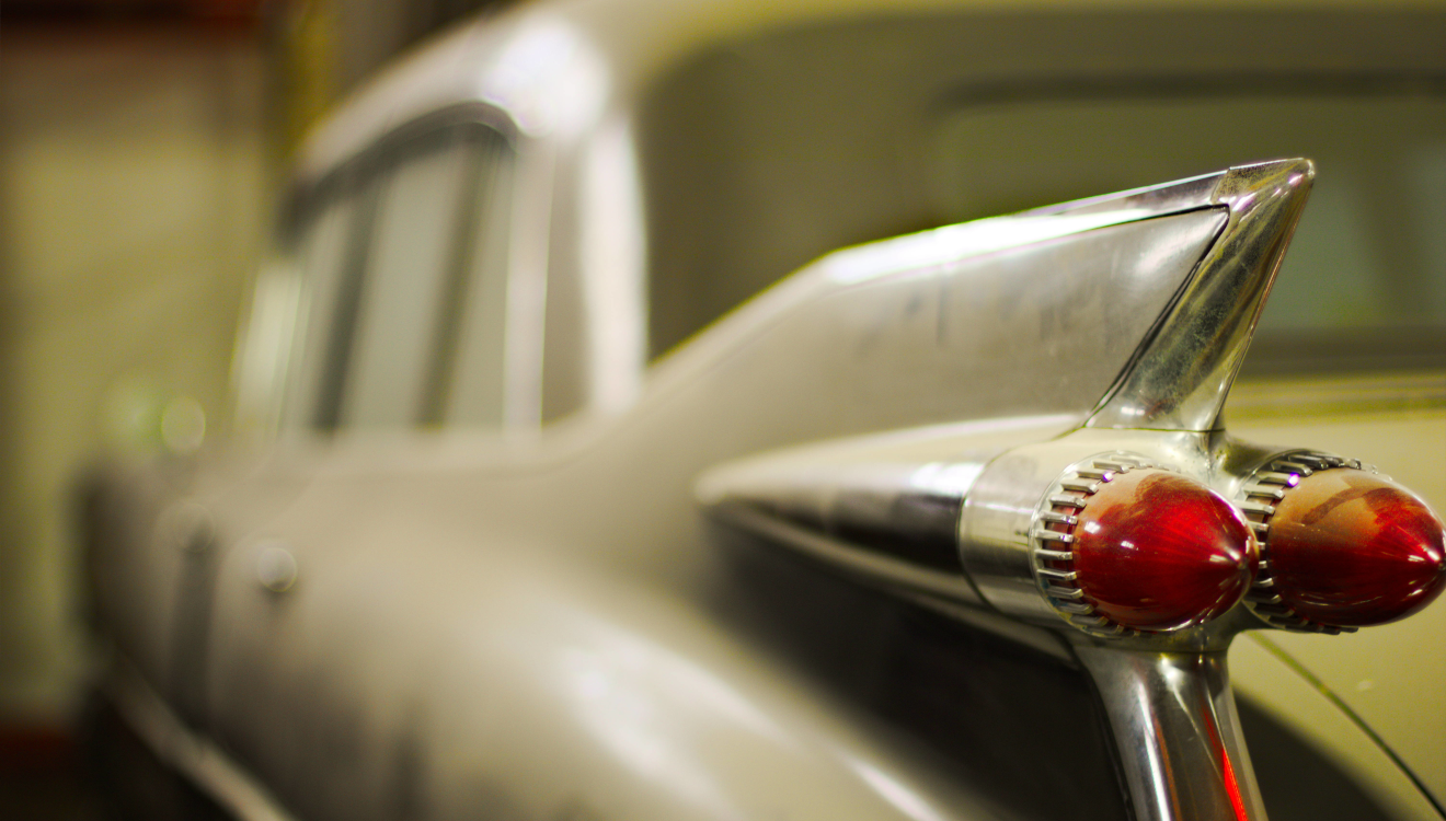 1959 Cadillac limo rear end fin