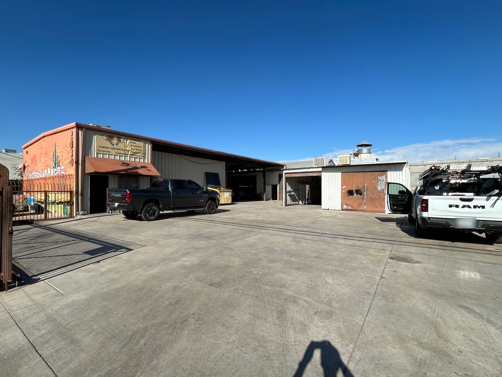 The Copperstate Auto Body and Paint building at 2030 W Ironwood Dr, Phoenix