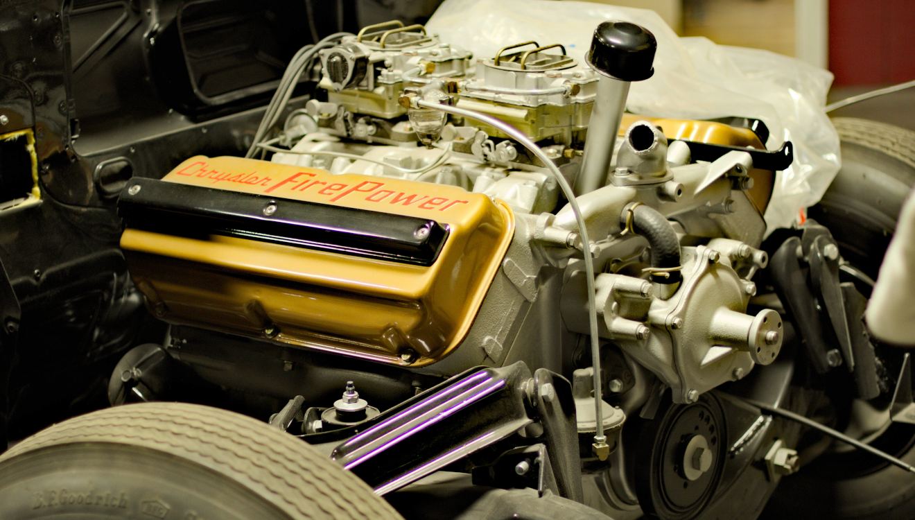 1957 Chrysler New Yorker FirePower V8 with two carburetors